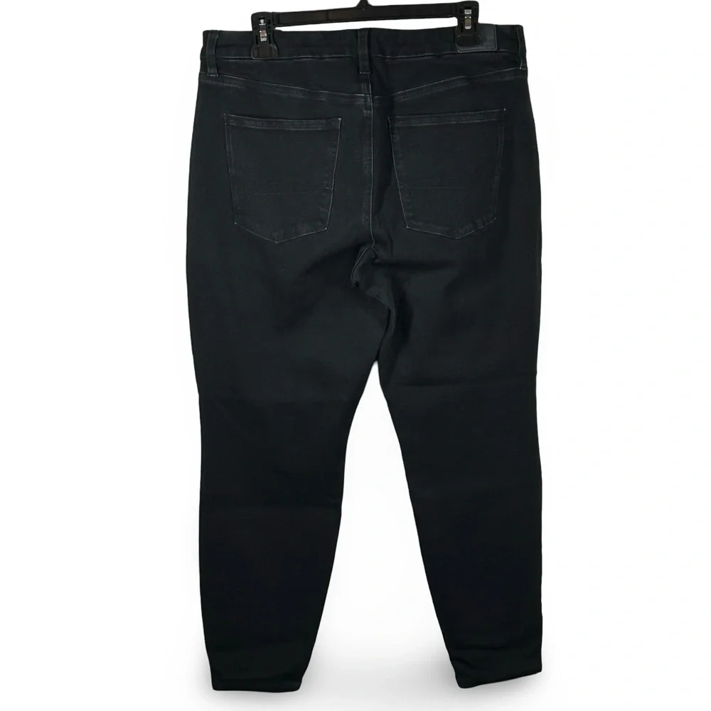 American Eagle Curvy High Rise Jeggings Women's Size 14‎ Short Casual Neutral - Picture 2 of 5